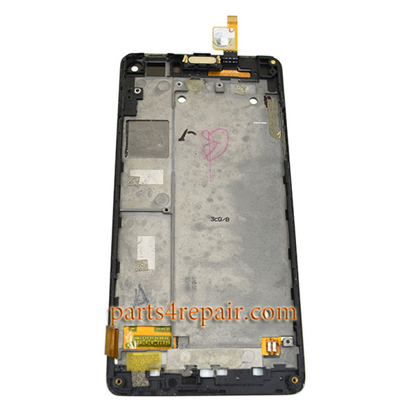 Complete Screen Assembly with Bezel for ZTE Nubia Z5S mini NX403A -Black