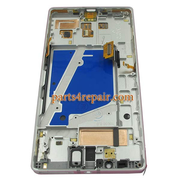 Complete Screen Assembly with Bezel for Nokia Lumia 930 -Silver