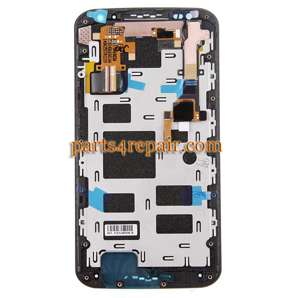 Complete Screen Assembly with Bezel for Motorola Moto X2 XT1096 (for Verizon) -Black Complete Screen Assembly with Bezel for Motorola Moto X2 XT1096 (for Verizon) -Black