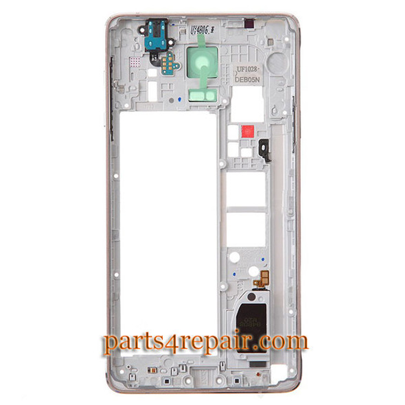 We can offer Middle Cover with Small parts for Samsung Galaxy Note 4 -Gold