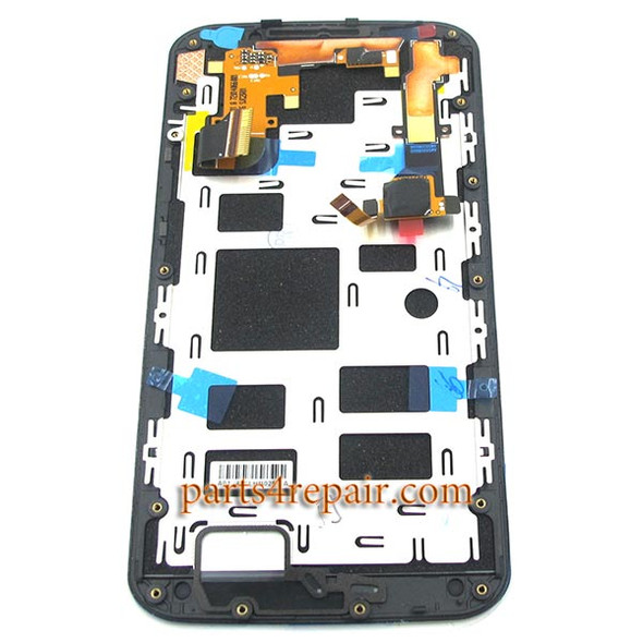 Complete Screen Assembly with Bezel for Motorola Moto X2 XT1097 (for AT&T) -Black