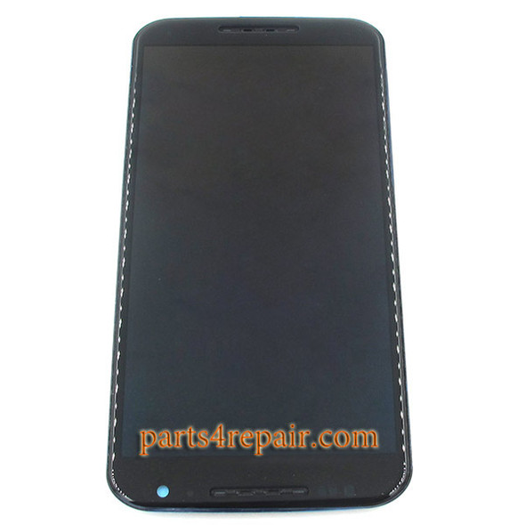 Complete Screen Assembly with Bezel for Motorola Moto X2 XT1097 (for AT&T) -Black Complete Screen Assembly with Bezel for Motorola Moto X2 XT1097 (for AT&T) -Black