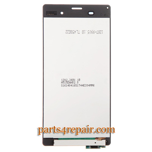Complete Screen Assembly for Sony Xperia Z3 -White from www.parts4repair.com