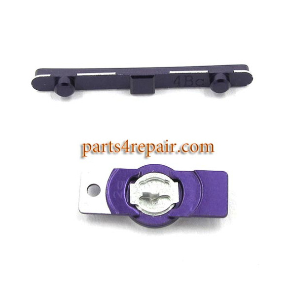 Side Keys for Sony Xperia Z L36H -Purple