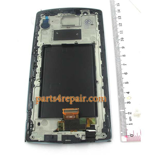 Complete Screen Assembly with Bezel for LG G4 -Silver