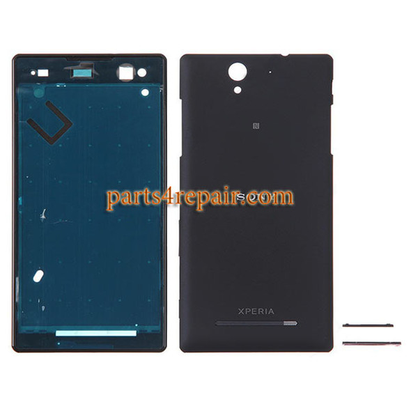 Full Housing Cover for Sony Xperia C3 S55 from www.parts4repair.com