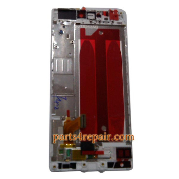 Huawei P8 LCD Screen Digitizer Assembly with Frame Gold | Parts4Repair.com