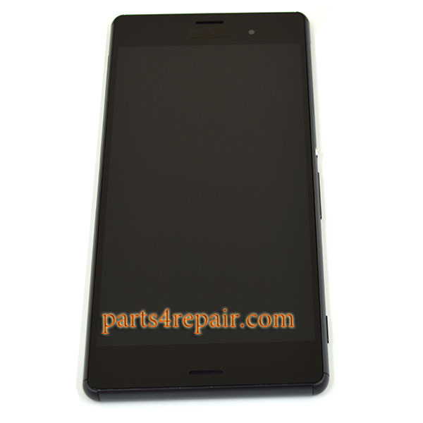 Complete Screen Assembly with Bezel for Sony Xperia Z3 Dual D6633 from www.parts4repair.com