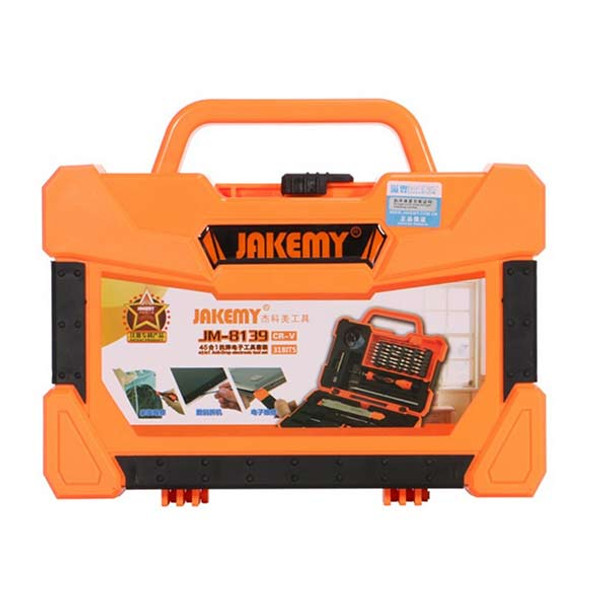 JAKEMY JM-8139 45 in 1 Multi Bit Screwdriver Kit with Spudger Tweezers for Mobile Phone Tablets