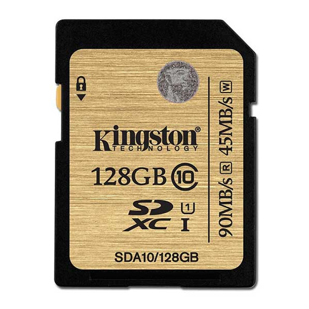 Kingston 128GB SDXC Memory Card 90MB/S Read 60MB/S Write UHS-I Flash Card