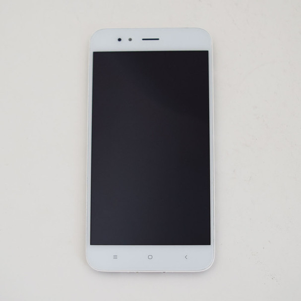 Xiaomi Mi A1 (5X) LCD Screen Digitizer Assembly with Frame White | Parts4Repair.com