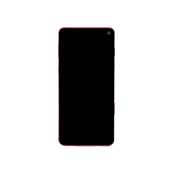 Samsung Galaxy S10 LCD Screen Digitizer Assembly with Frame Red | Parts4Repair.com