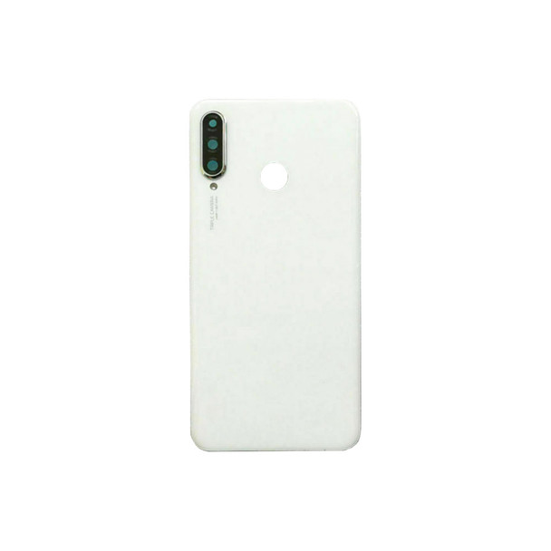 Huawei P30 Lite Nova 4e Back Glass with Camera Lens White | Parts4Repair.com