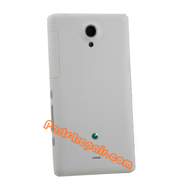 Back Cover for Sony Xperia T LT30p -White from www.parts4repair.com