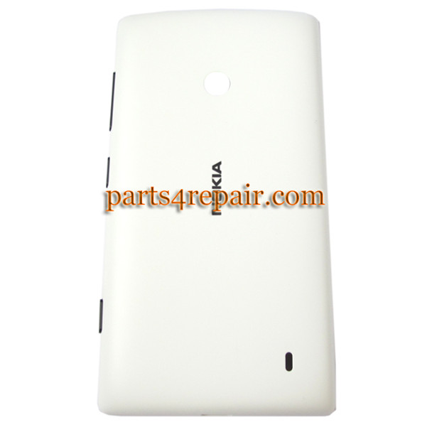 Back Cover for Nokia Lumia 520 -White from www.parts4repair.com