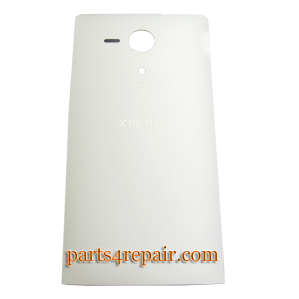 Back Cover for Sony Xperia SP m35h -White