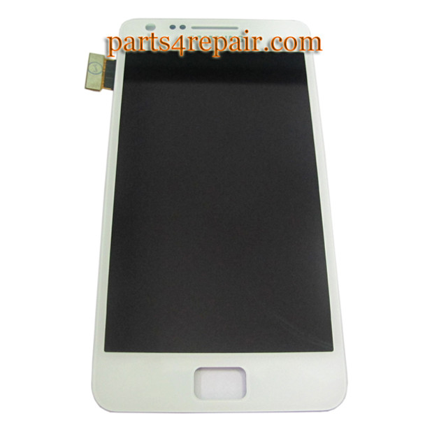 Complete Screen Assembly for Samsung I9105 Galaxy S II Plus -White