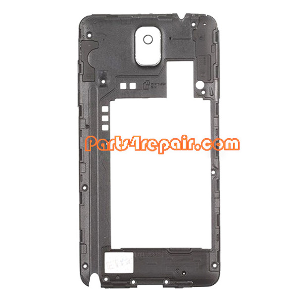 Middle Cover for Samsung Galaxy Note 3 N900F -Black from www.parts4repair.com