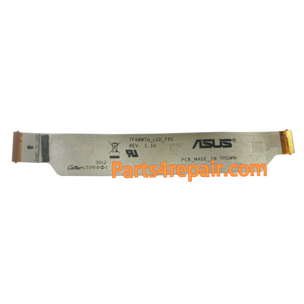 LCD Flex Cable for Asus Vivo Tab RT TF600T from www.parts4repair.com
