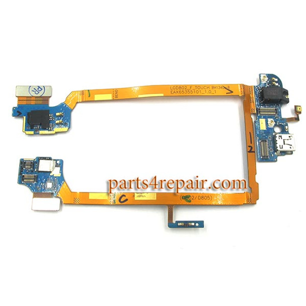 Dock Charging Flex Cable for LG G2 D802 D805 (Used)