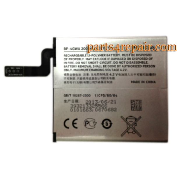 BP-4GWA 2000mAh Battery for Nokia Lumia 625 720 from www.parts4repair.com