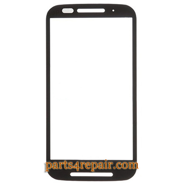 Front Glass for Motorola Moto E XT1021 -Black from www.parts4repair.com