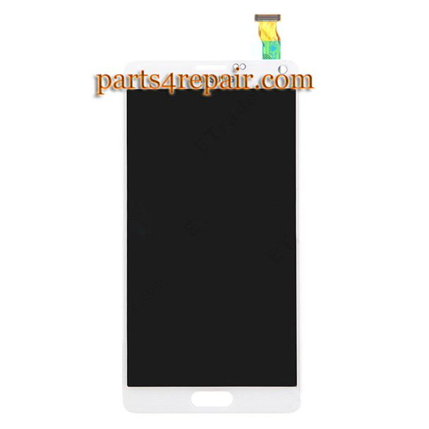 Complete Screen Assembly for Samsung Galaxy Note 4 -White from www.parts4repair.com