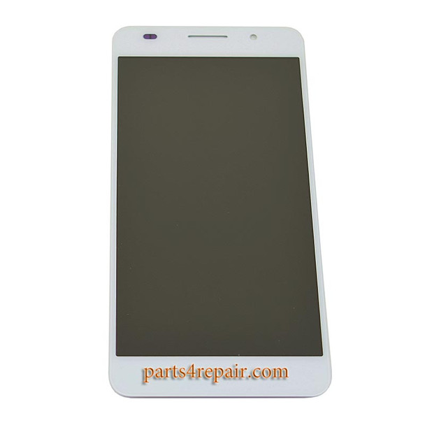 Complete Screen Assembly for Huawei Honor 6 -White from www.parts4repair.com