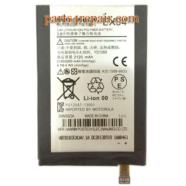 Built-in Battery EX34 for Motorola Moto X XT1058 XT1060 from www.parts4repair.com