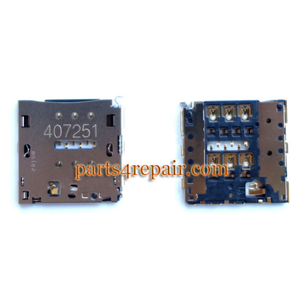 SIM Contact Connector for Huawei Ascend Mate 7 MT7-T10 from www.parts4repair.com