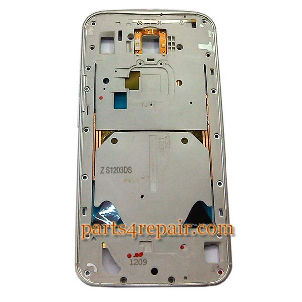 Middle Plate for Motorola Moto X 2014 (2nd Gen) -White from www.parts4repair.com