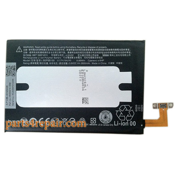 Built-in Battery for HTC One M8 from www.parts4repair.com