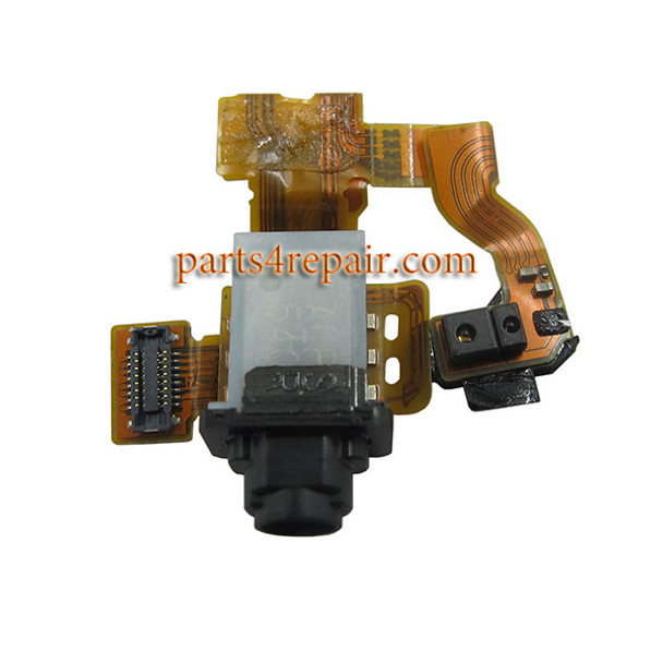 Earphone Jack Flex Cable for Sony Xperia Z3 Compact (Z3 mini) from www.parts4repair.com