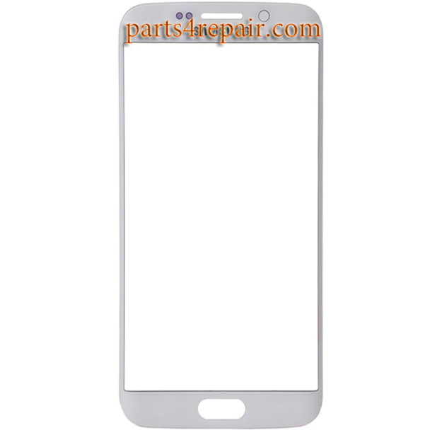 Front Glass for Samsung Galaxy S6 Edge G925 All Versions -White