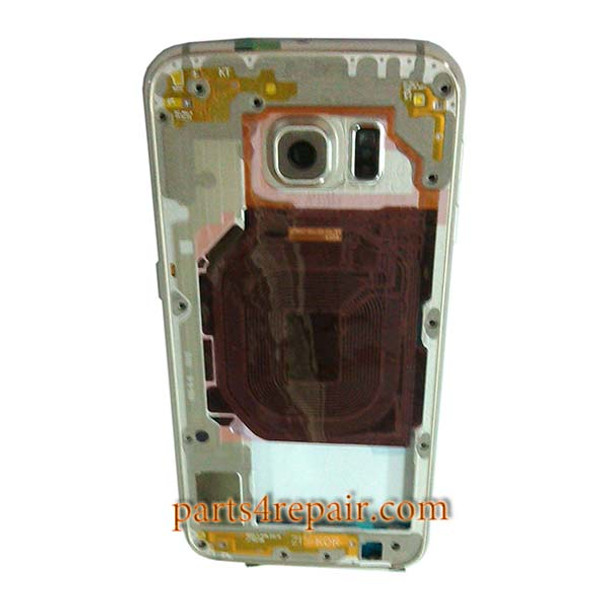 Middle Housing Cover for Samsung Galaxy S6 G920F from www.parts4repair.com