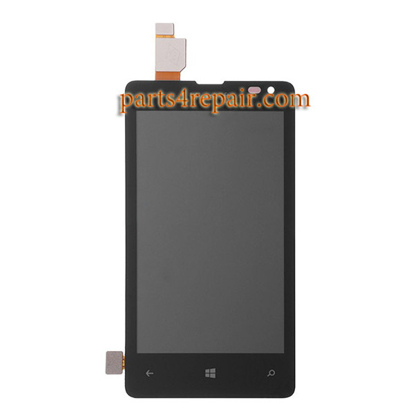 Complete Screen Assembly for Microsoft Lumia 435 from www.parts4repair.com