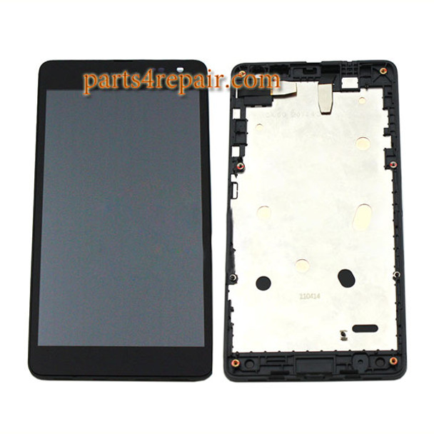 Complete Screen Assembly for Microsoft Lumia 535 Dual SIM from www.parts4repair.com