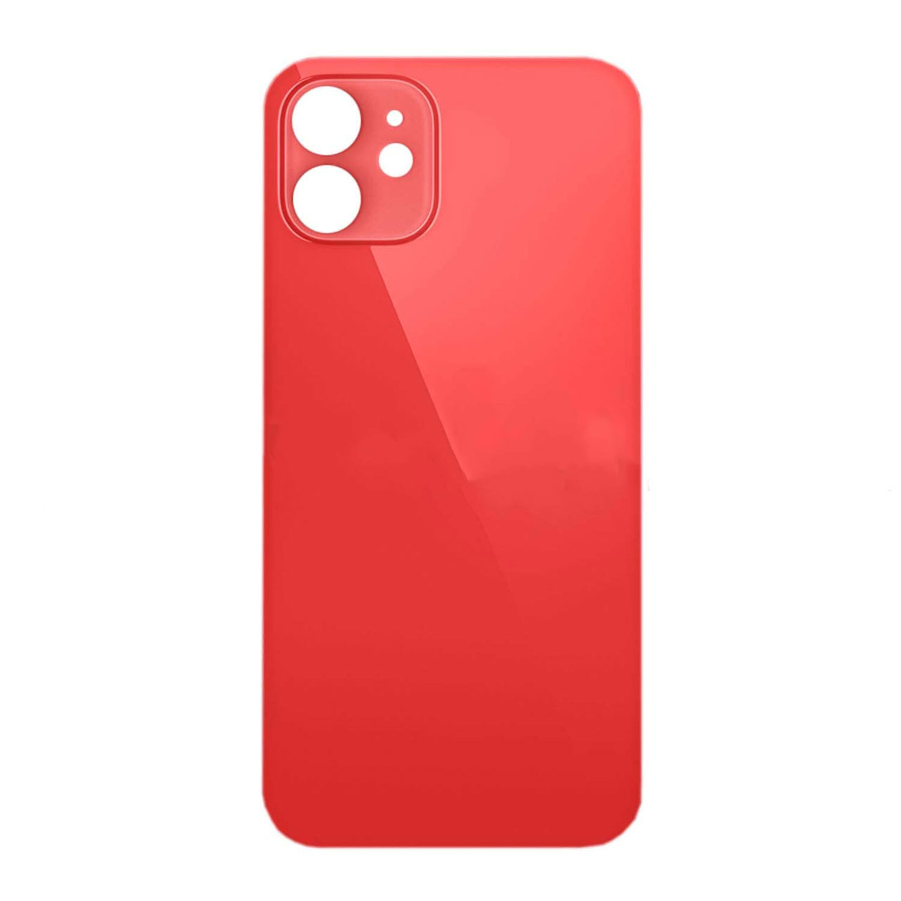 For iPhone 12 Back Glass Cover Red - Main Image