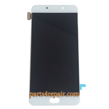 Oppo R9plus Lcd Complete Screen Assembly for Oppo R9 (Oppo F1 Plus) -White ...