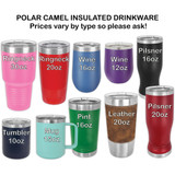 PCA Fantasy! Polar Camel Insulated Tumbler (one) w/ Free Customization