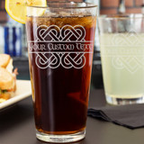 (GLB) Celtic Love Knot Monogram Beer Mugs/Glasses w/ FREE Personalization