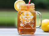 gl: SCANDALOUS SKULL& BONES  Customized Glasses