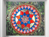 hxs_Handcrafted TRIPLE STAR PA Dutch Hex Sign Suncatcher – Folk Art Window Décor hxs_Handcrafted TRIPLE STAR PA Dutch Hex Sign Suncatcher – Folk Art Window Décor