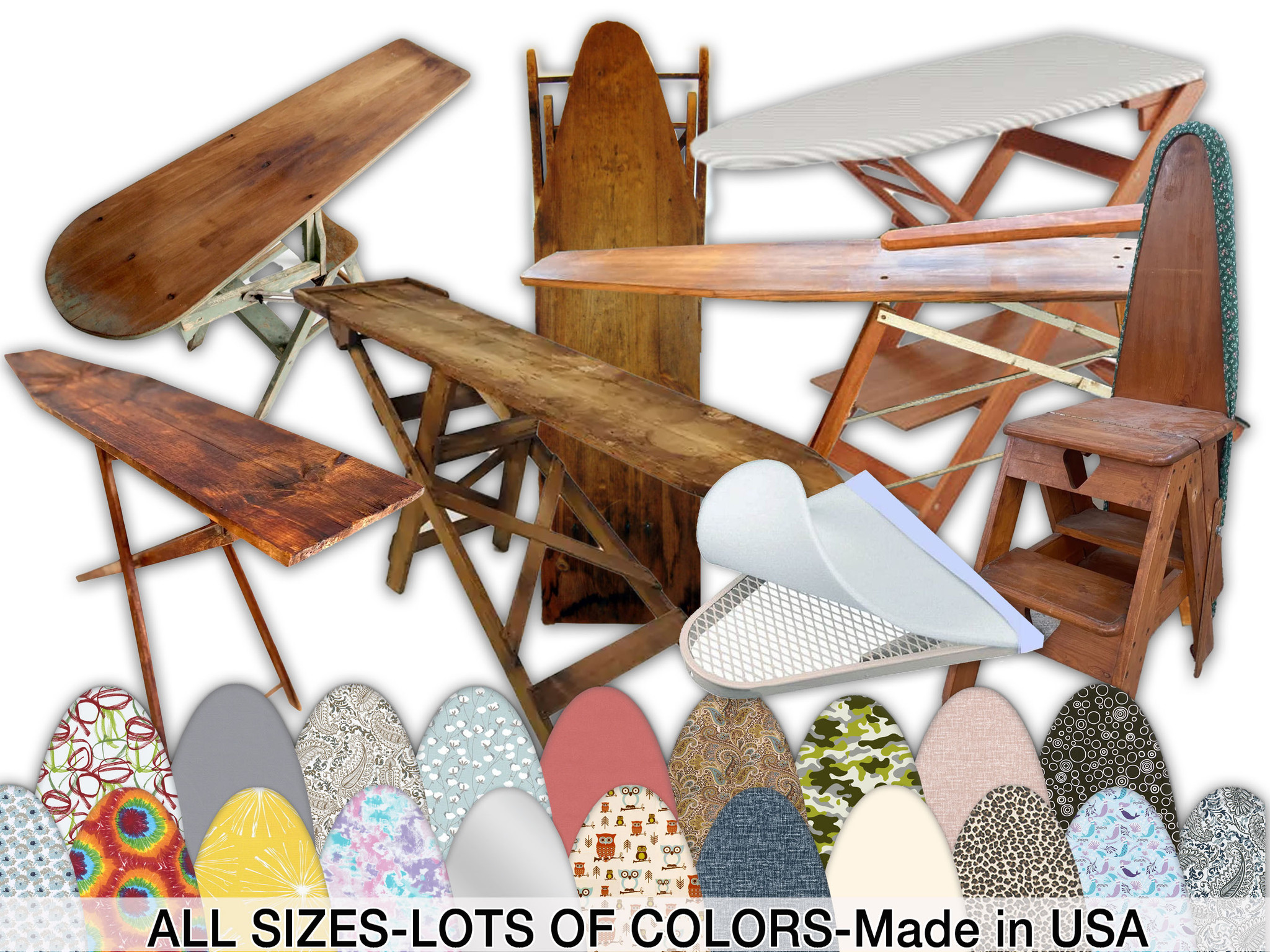 Custom premium USA Iron Board Covers for Standing Boards