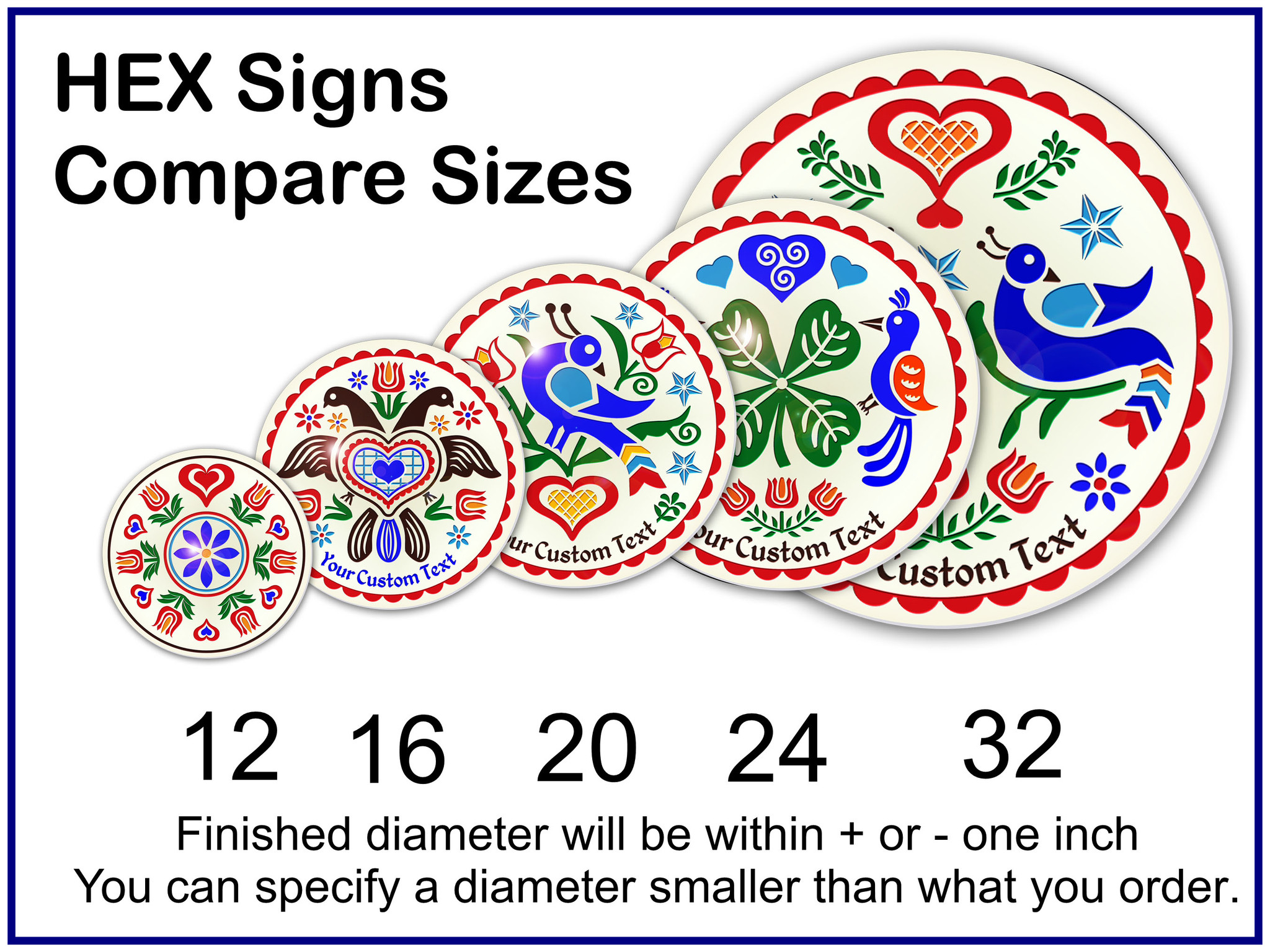 Traditional PA Dutch Double Trinity Tulips Hex Indoor/Outdoor