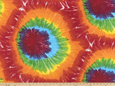 yd: TIE DYE Print Fabric- 7oz 100% Cotton