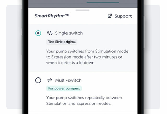 App screen showing modes of expressions in list