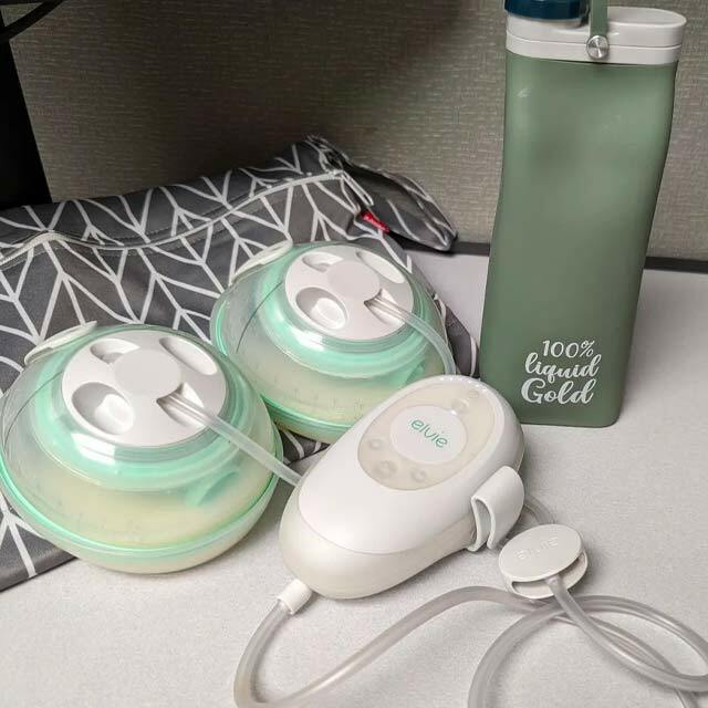 Elvie Stride is a hospital-grade breast pump that can be worn