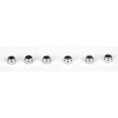 TLR Locknut, M2.5 x .45 x 5mm, 6pcs, 22 5.0, 22X-4