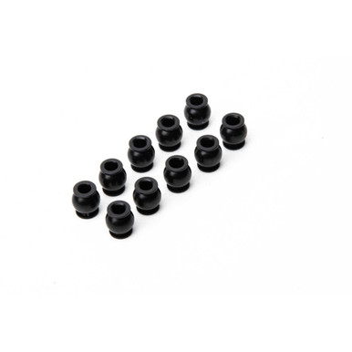 Axial Stainless Pivot Ball,3x6.8x7.6mm, 10pcs, RBX10